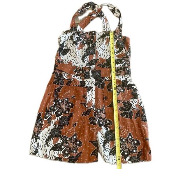 HOUSE OF HARLOW 1960 SHORTS BELTED ROMPER Sz 6 BOHO CHIC AESTHETIC TRENDY BEACHY - Picture 6 of 16